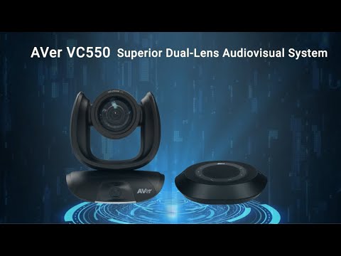 AVer VC550 Intro | 4K Dual lens PTZ Conferencing Camera Scalable Speakerphone for Mid to Large Rooms