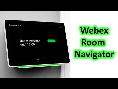 Webex Room Navigator Unboxing, Setup and Overview