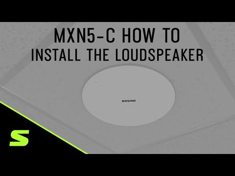 How to Install the Microflex MXN5W-C Networked Loudspeaker | Shure