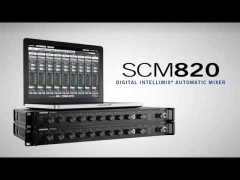 How To Set Up Digital Feedback Reduction for SCM820 | Shure