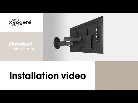 How to install your large TV with a motorised TV Mount | Excellence in Motion | SIGNATURE | Vogel’s