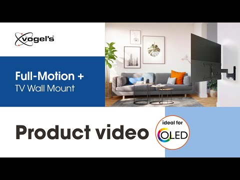 Your TV on the wall with Full-Motion+ OLED TV Wall Mount | COMFORT, stylish and secure | Vogel's