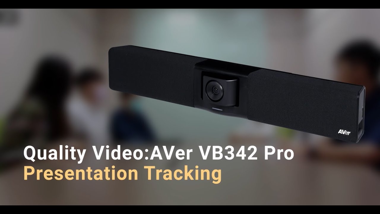 AVer VB342 Pro Quality Video | Presentation Tracking Delivers Detail-Oriented Speech