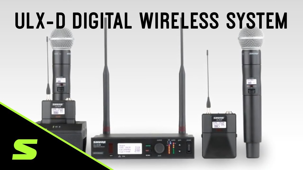 Shure ULX-D Digital Wireless System Overview