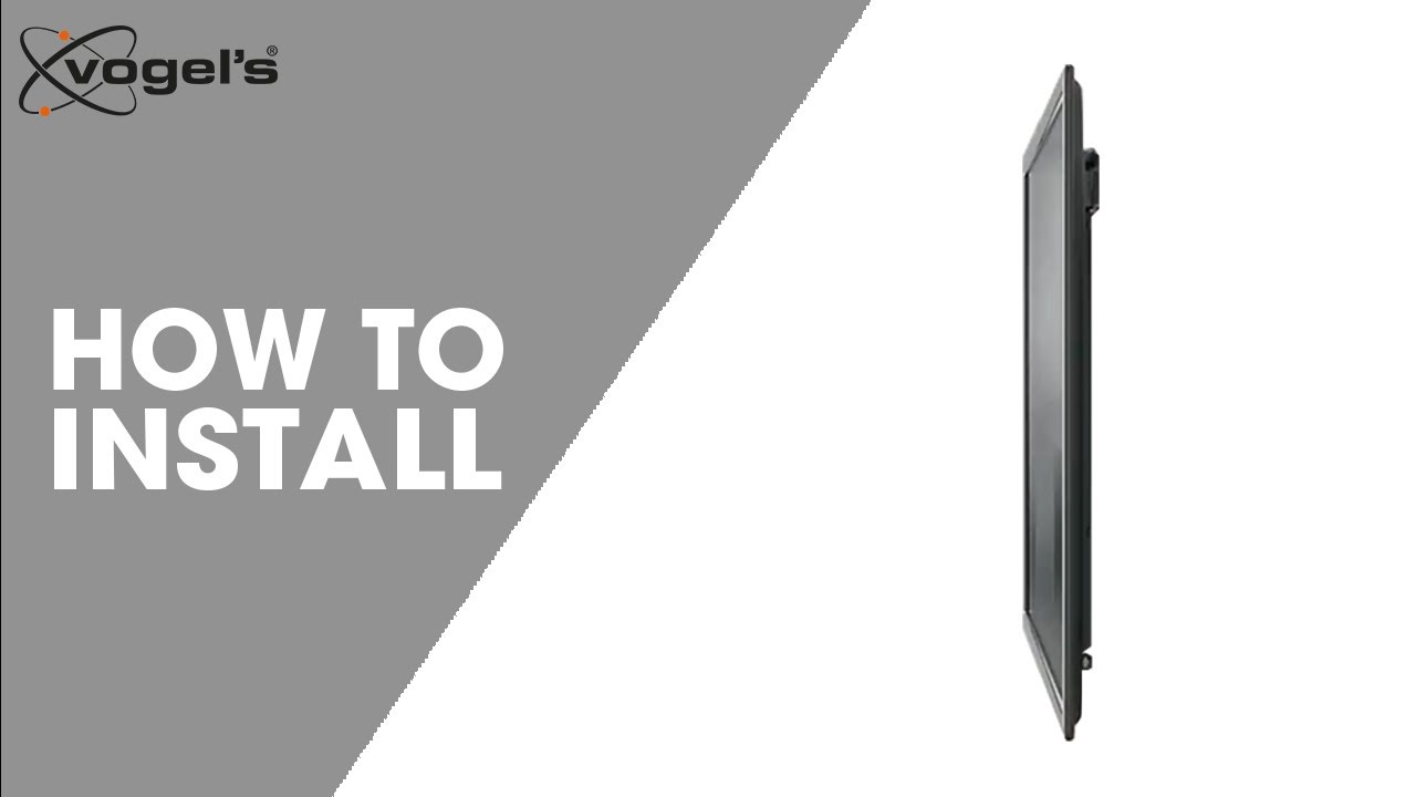 WALL 3205, WALL 3305 | How to install | Fixed TV wall mount | Vogel's