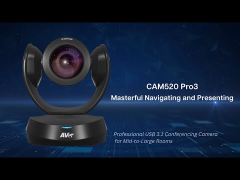 AVer CAM520 Pro3 Intro Video | Professional USB 3.1 Conferencing Camera for Mid-to-Large Rooms