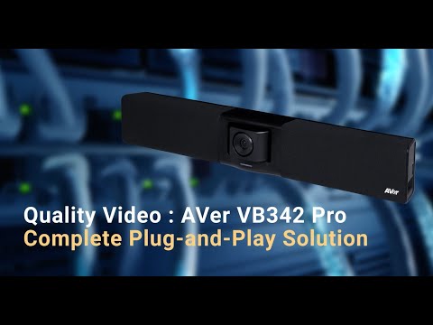 AVer VB342 Pro Quality Video | USB Plug and Play Connection
