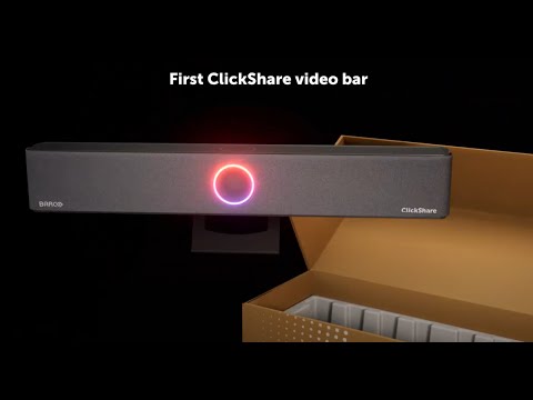 ClickShare Bar Core, the video bar for engaging, effortless wireless conferencing