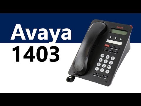The Avaya 1403 Digital Phone - Product Overview