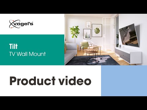 Your TV higher on the wall | Tilt TV Wall Mount | COMFORT, stylish and secure | Vogel's