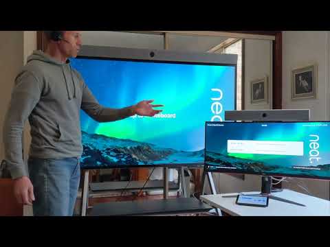 Zoom Room companion whiteboard with Neat Board