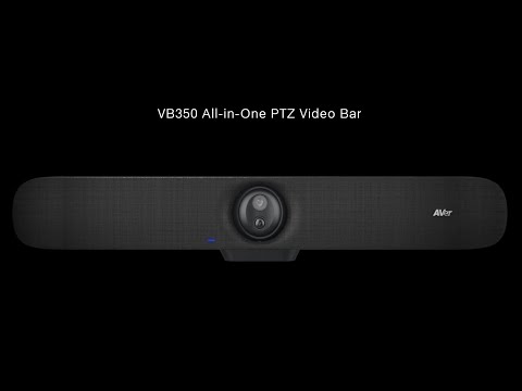 VB350 Intro Video I Dual Lens PTZ Video Bar With a Hybrid 18X Zoom for Medium & Large Rooms