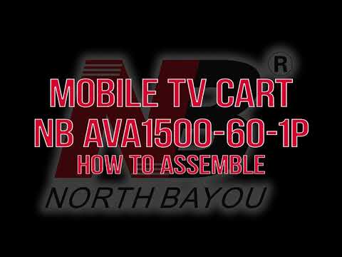 Hướng dẫn cách lắp ráp giá treo Tivi di động NB AVA1500 60 1P