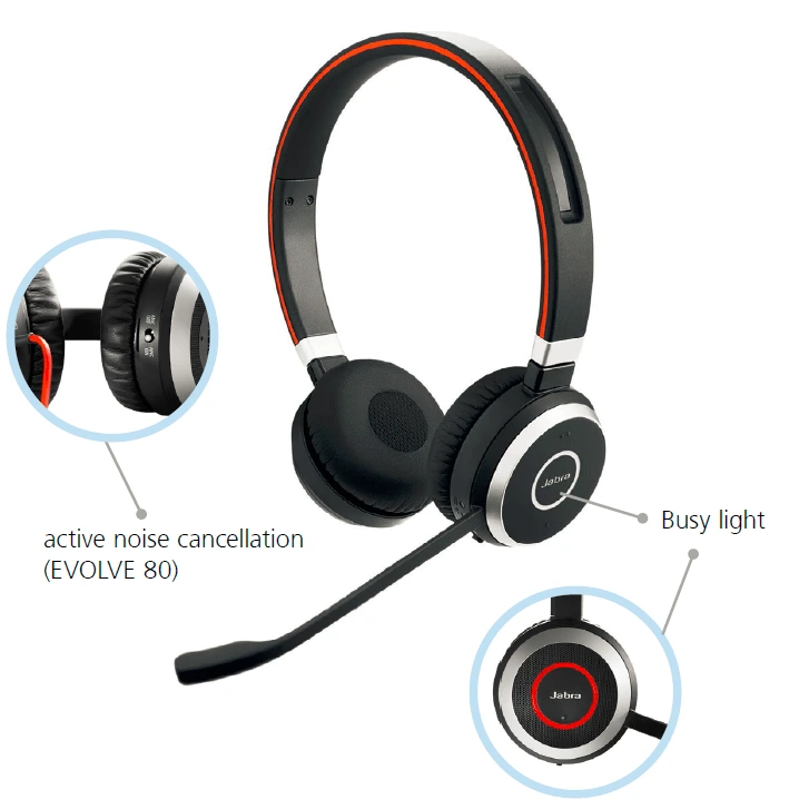 jabra evolve chong on 0 Evolve