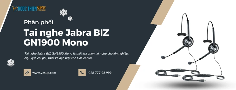 Tai nghe Jabra BIZ GN1900 Mono