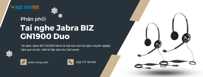 Tai nghe Jabra BIZ GN1900 duo