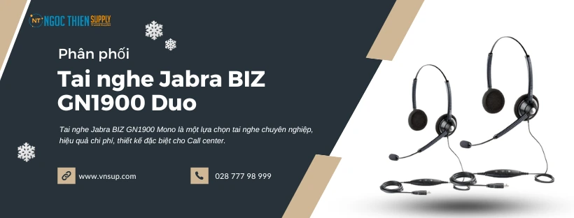 Tai nghe Jabra BIZ GN1900 duo