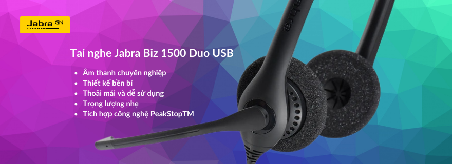 Tai nghe Jabra Biz 1500 Duo USB