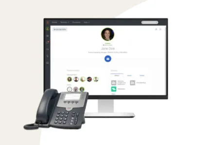 ket noi voi deskphone va softphone
