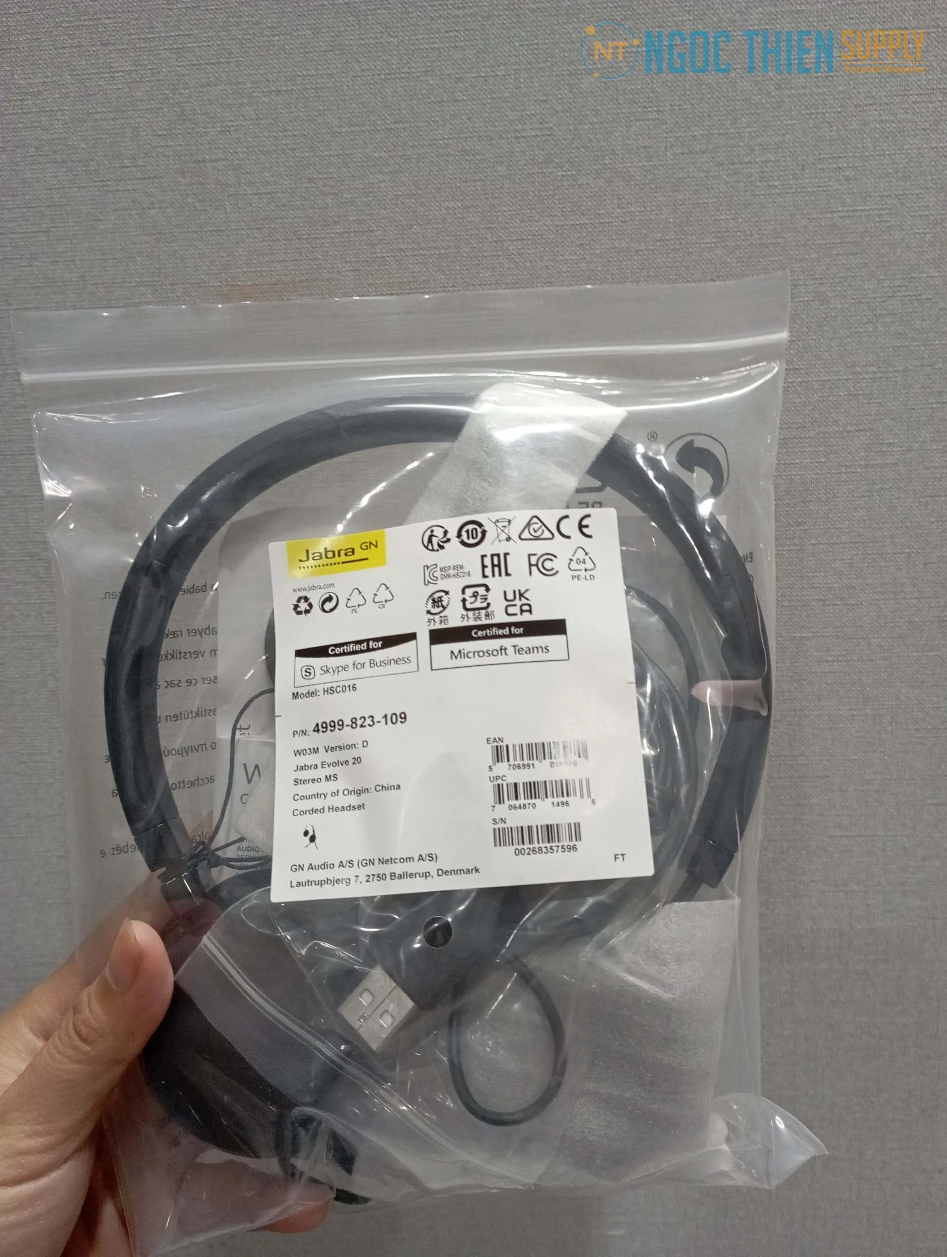 tai nghe jabra evolve 20 stereo ms