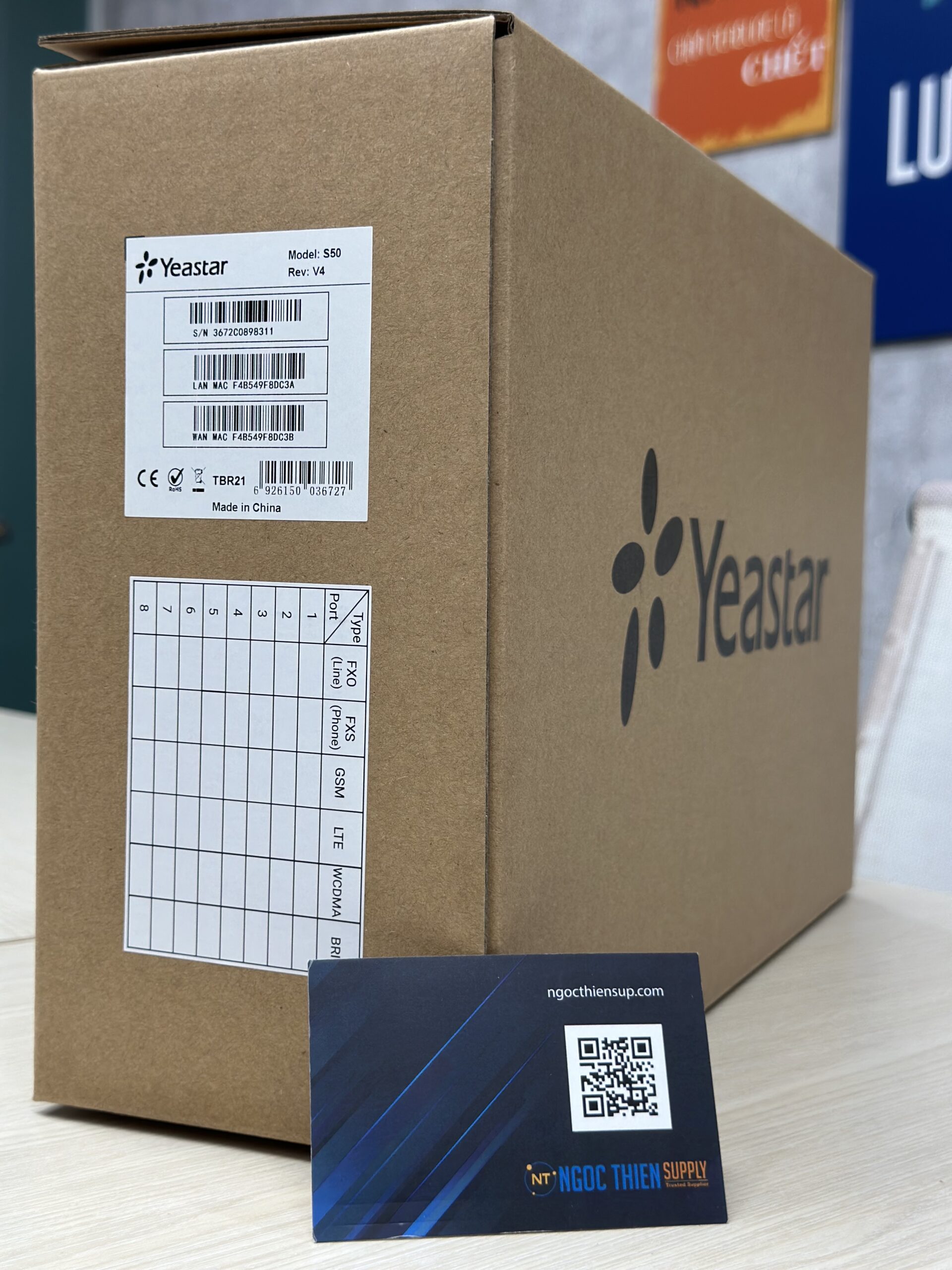 Yeastar S50 Tổng đài IP Yeastar S-Series - VnVoIP phân phối Yeastar