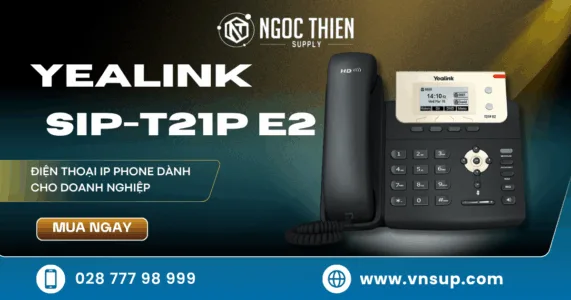Yealink SIP-T21P E2- Điện thoại IP Phone dành cho doanh nghiệp