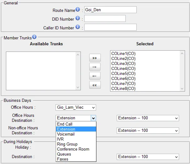 9506-2cài đặt cuộc gọi đến tổng đài