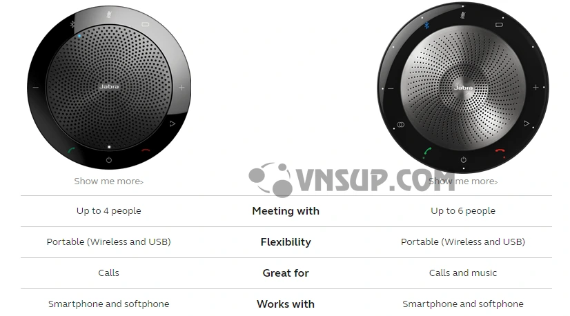 So sánh loa hội nghị Jabra 510 & 710