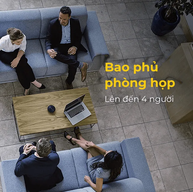 Jabra Speak 510 MS phù hợp cho phòng lên đến 4 người