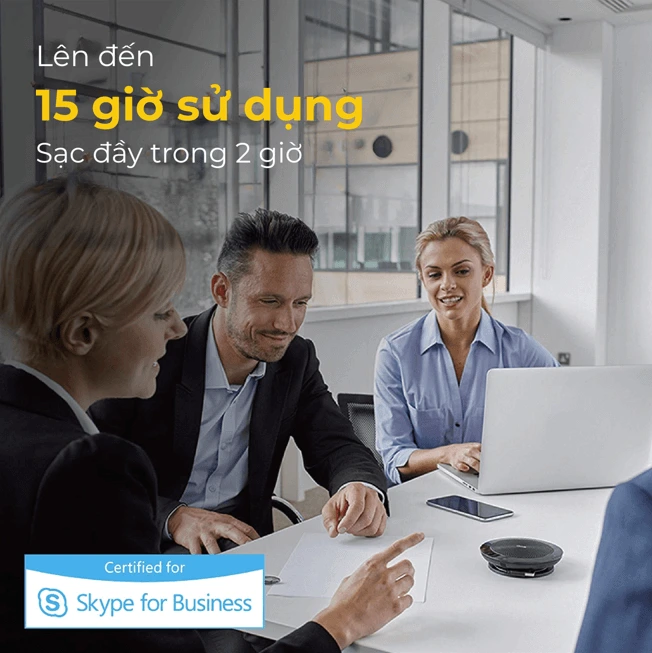 Jabra Speak 510 MS trò chuyện linh hoạt khi di chuyển