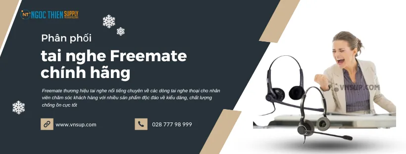 Phân phối tai nghe Freemate chính hãng