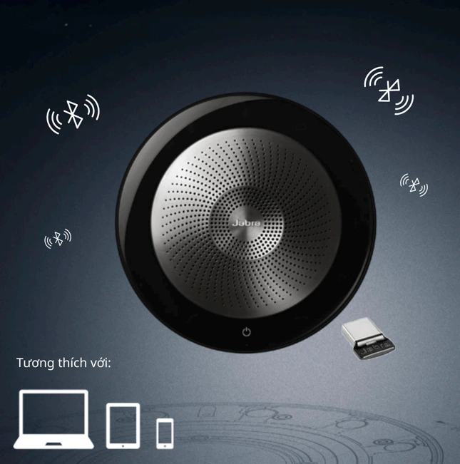 Speak 510 MS kết nối dễ dàng với USB và Bluetooth