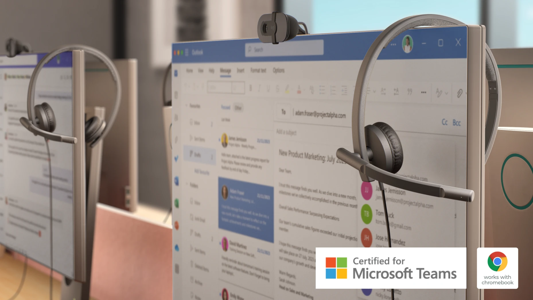 Logitech H570e teams