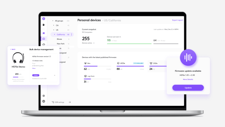 Logitech H570e quản lý và cá nhân hóa