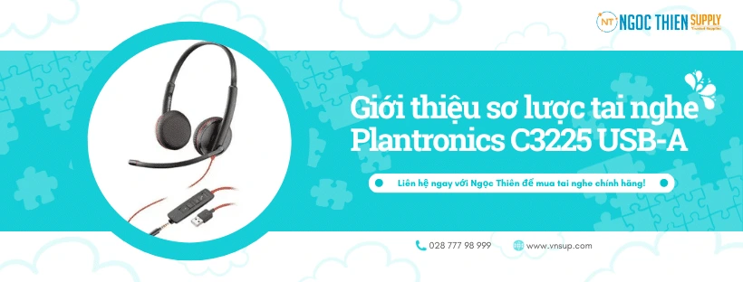 tai nghe Plantronics C3225 USB-A