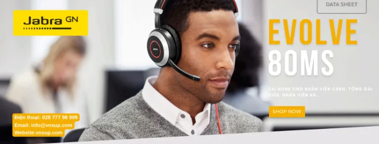 6 ưu điểm đáng chú ý ở tai nghe EVOLVE 80MS