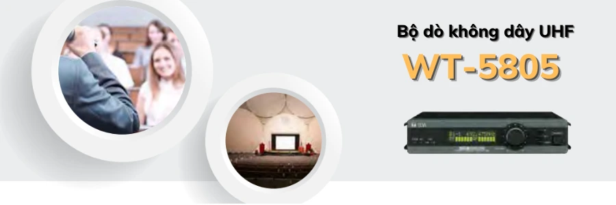 Bộ dò không dây UHF WT-5805