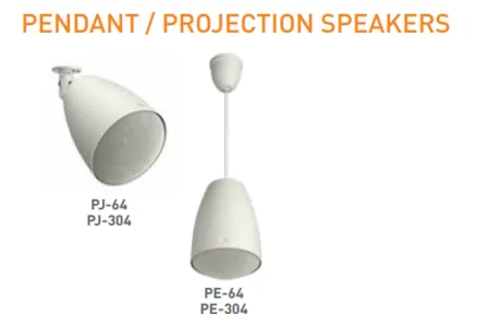 Các loại loa lắp và treo trần