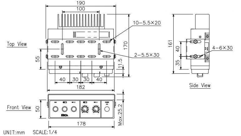 MẶT TRÊN, MẶT BÊN, MẶT TRƯỚC CA-160