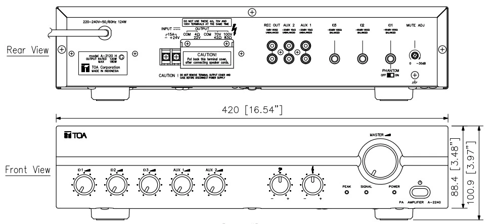 MẶT TRƯỚC, MẶT SAU A-2120
