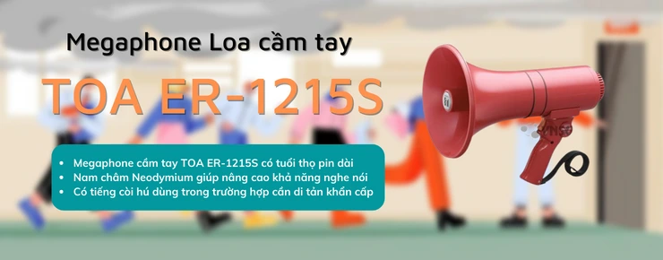 Megaphone Loa cầm tay TOA ER-1215S (1)
