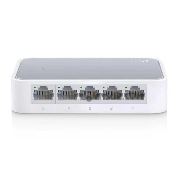 Thiết bị TL-SF1005D là một bộ chia tín hiệu nhỏ nhắn với 5 cổng có tốc độ 10/100MbpsMang lại cho người dùng một phương thức dễ dàng trong việc mở rộng hệ thống mạng đi dây.Tất cả 5 cổng này đều hỗ trợ tính năng auto-MDI/MDIX