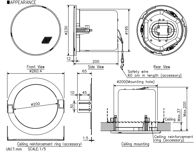 Thông số kĩ thuật F-2322C