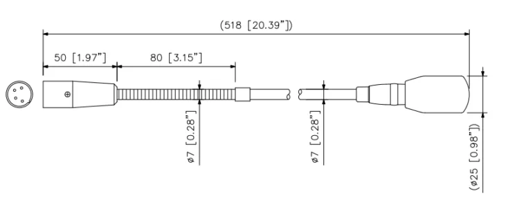 Thông số kĩ thuật Micro TOA TS-904
