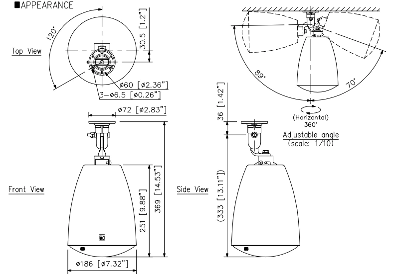 Thông số kĩ thuật PJ-304