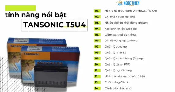 Tính năng nổi bật của Tansonic T5U4