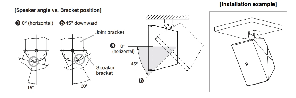 Ví dụ lắp đặt loa