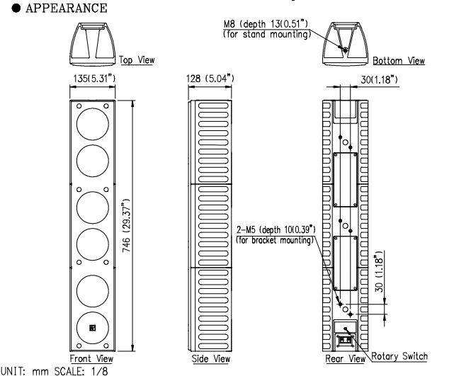 cac mat của loa tz 606b as