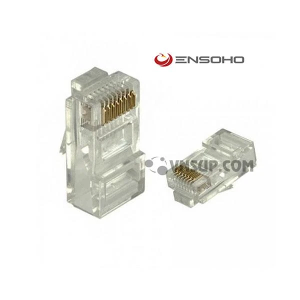 qqt1531456268 Đầu bấm mạng RJ-45 Cat 6 EN-RJ45C6