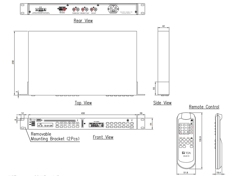 thông số kỹ thuật toa cd-2011r-as
